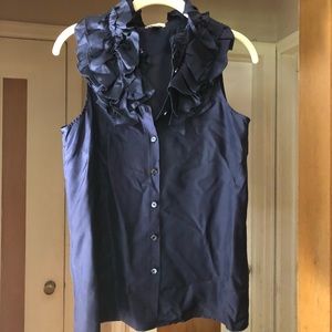 J. Crew Ruffle Tank